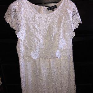Eloquii White Lace dress